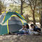 خيمة تخييم منبثقة أوتوماتيكية مقاومة للماء 3-4 أشخاص سهلة الإعداد للعائلة