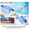 حقيبة التخييم المقاومة للماء PVC للسباحة بحزام قابل للتعديل حقيبة جافة حزمة مراوح