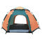 خفيفة الوزن قابلة للطي للماء التخييم خيمة برتقالية اللون الأخضر خياطة