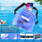 حقيبة تخييم ضد الماء IPX8 الخصر مع حزام قابل للتعديل للسباحة على الشاطئ
