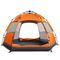 IPS6 خيمة منبثقة مقاومة للماء باللون البرتقالي والأزرق خيمة من 3 إلى 4 أشخاص 240 * 200 * 135 سم
