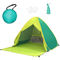 خيمة واقية من الشمس للشاطئ خفيفة الوزن UPF 50+ منبثقة تلقائية لشخصين إلى 3 أشخاص