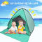خيمة شاطئ كابانا الواقية من الشمس المحمولة المضادة للأشعة فوق البنفسجية 4 أشخاص 200x165x130 سم