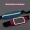 حقيبة تشغيل مريحة من الليكرا مزودة بحزام إضاءة تعمل باللمس للهاتف من أجل Athleta