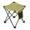 كرسي شاطئ للتخييم قابل للطي على شكل مربع 0.5 كجم مقاعد صغيرة محمولة قابلة للطي