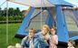 210T خيمة منبثقة خفيفة الوزن للشاطئ ، خيام تخييم عائلية مقاومة للماء