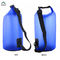 حقيبة جافة PVC شفافة قابلة للطي فائقة الخفة في الهواء الطلق كبيرة سعة تخزين 10 لتر مقاومة للماء
